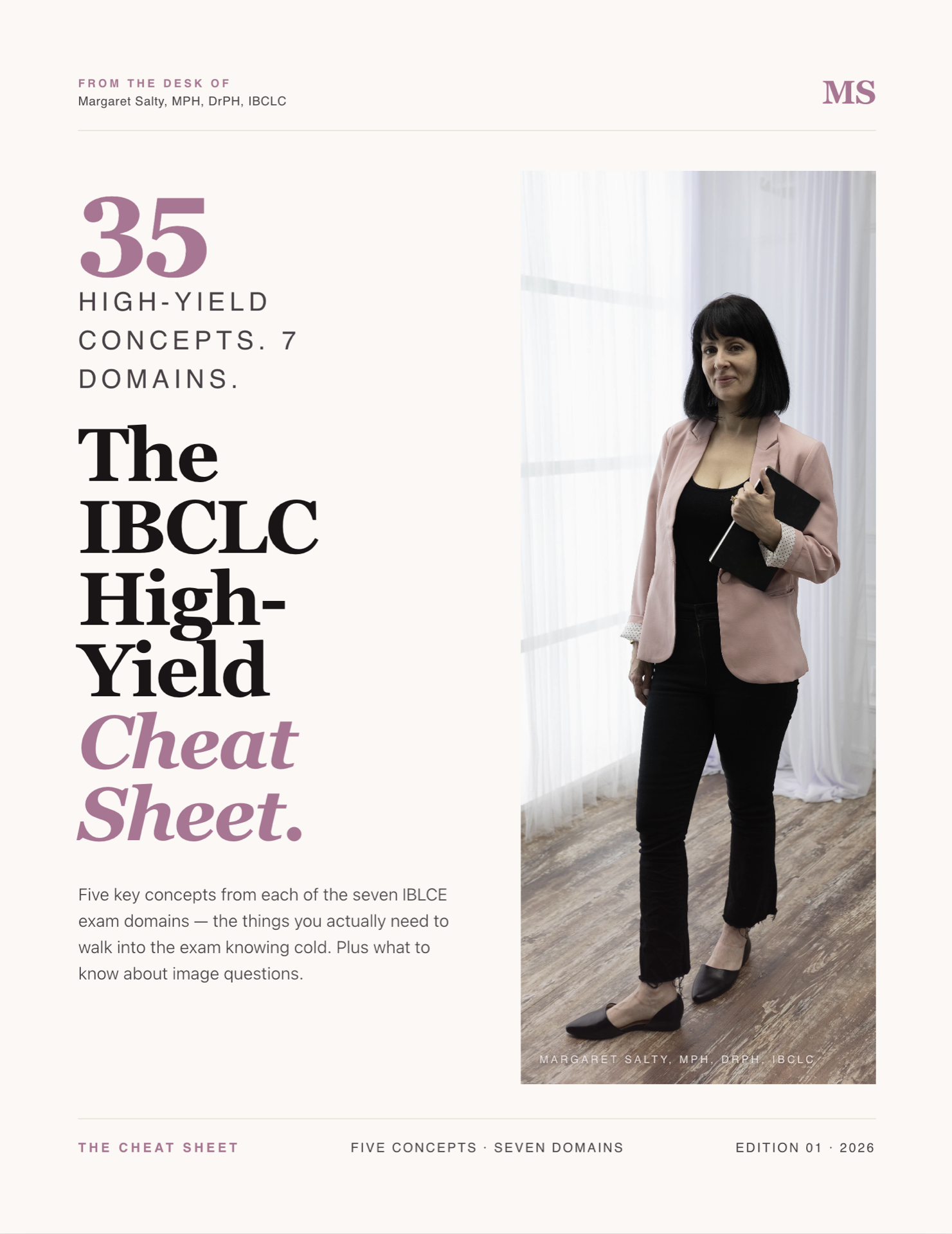 The IBCLC High-Yield Cheat Sheet cover