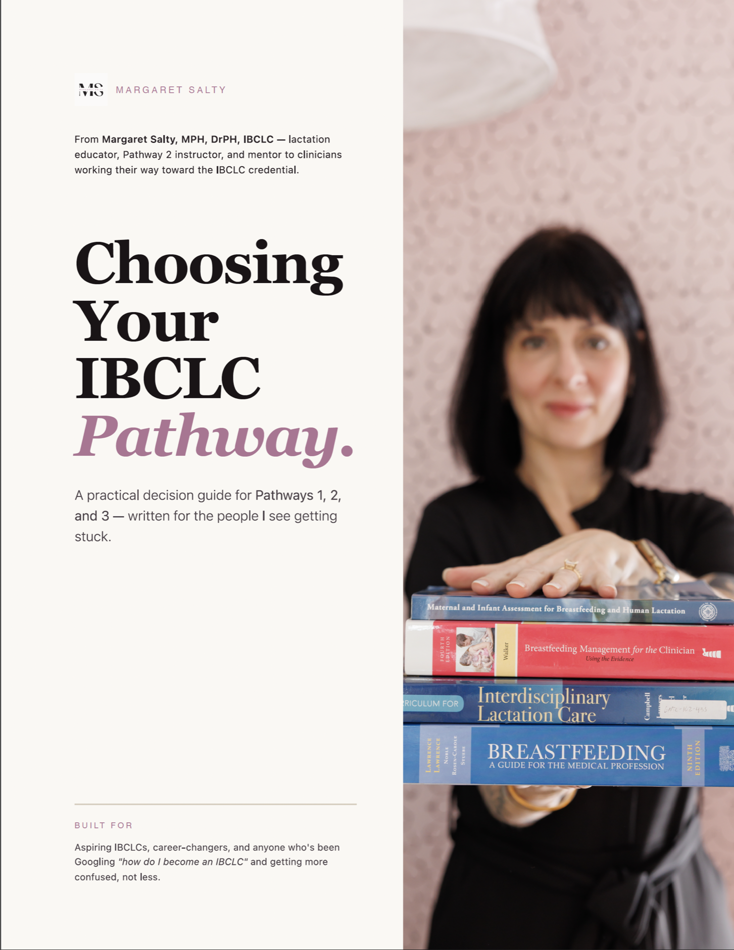 Choosing Your IBCLC Pathway guide cover